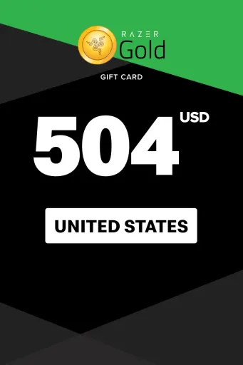 Razer Gold 504 USD Gift Card (United States) - Digital Key