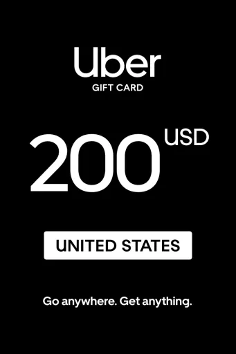 Uber 200 USD Gift Card (United States) - Digital Key