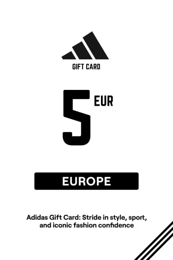 Adidas 5 EUR Gift Card (Europe) - Digital Key