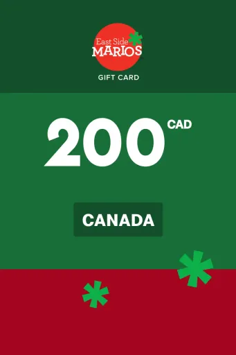 Product Image - East Side Mario's 200 CAD Gift Card (Canada) - Digital Key