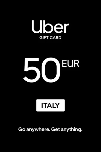 Uber 50 EUR Gift Card (Italy) - Digital Key