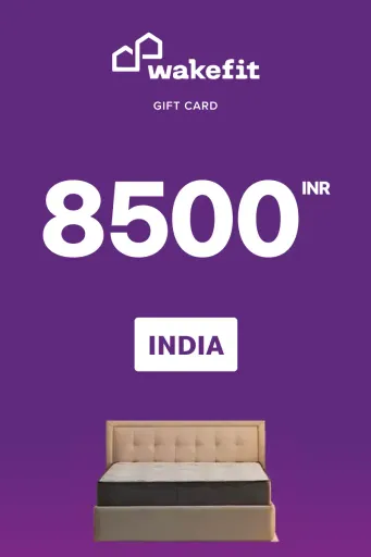 Product Image - Wakefit 8500 INR Gift Card (India) - Digital Key