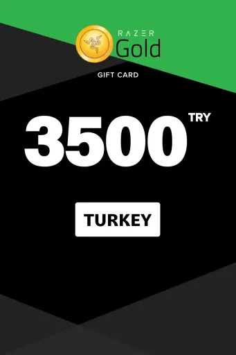 Razer Gold 3500 TRY Gift Card (Turkey) - Digital Key