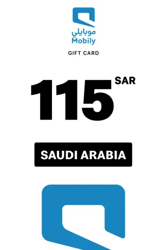 Mobily Card 115 SAR Gift Card (Saudi Arabia) - Digital Key