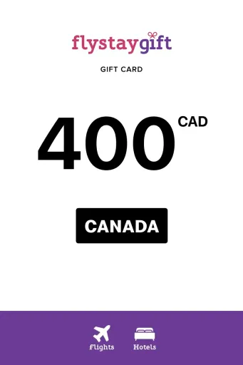 Flystay Gift 400 CAD Gift Card (Canada) - Digital Key