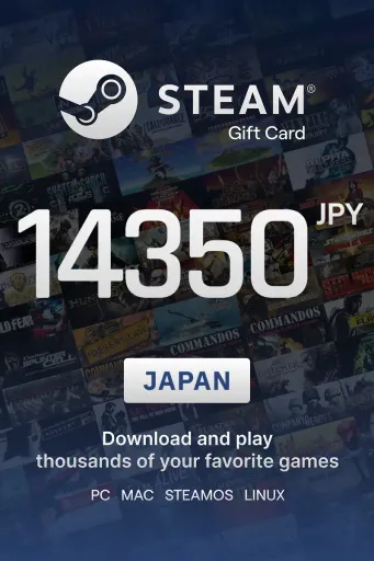 Steam Wallet 14350 JPY Gift Card (Japan) - Digital Key