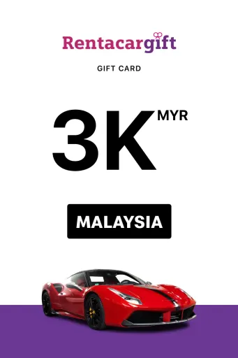 RentaCar Gift 3000 MYR Gift Card (Malaysia) - Digital Key