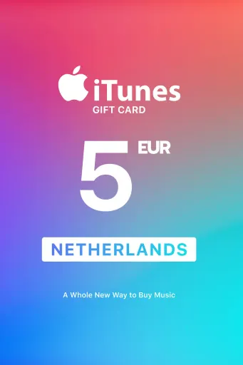 Apple iTunes 5 EUR Gift Card (Netherlands) - Digital Key