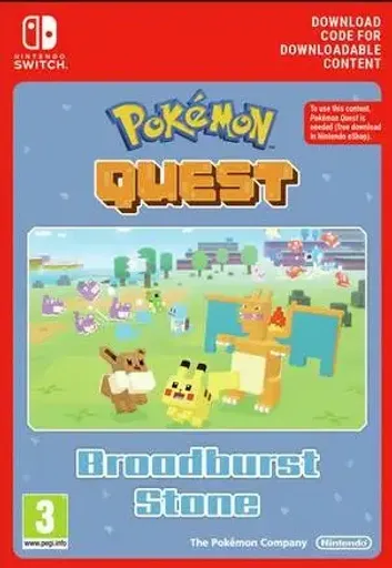 Product Image - Pokemon Quest Broadburst Stone DLC (Europe) (Nintendo Switch) - Nintendo - Digital Key