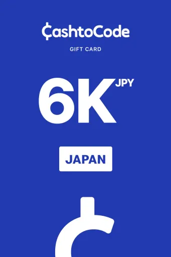 CashtoCode 6000 JPY Gift Card (Japan) - Digital Key