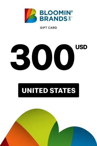 Bloomin' Brands 300 USD Gift Card (United States) - Digital Key