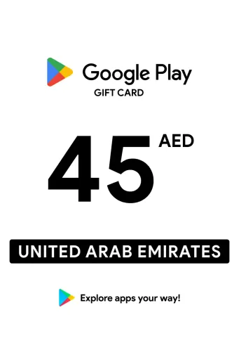 Google Play 45 AED Gift Card (United Arab Emirates) - Digital Key