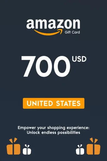 Amazon 700 USD Gift Card (United States) - Digital Key