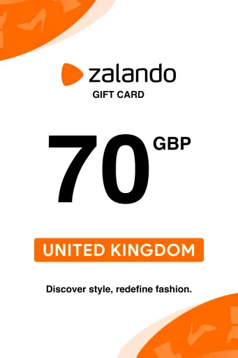Zalando 70 GBP Gift Card (United Kingdom) - Digital Key