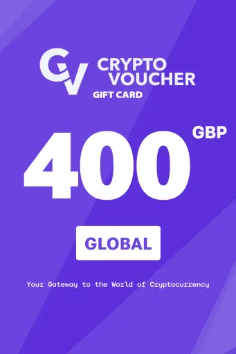 Crypto Voucher 400 GBP Gift Card (Global) - Digital Key