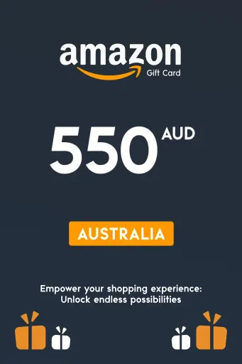 Amazon 550 AUD Gift Card (Australia) - Digital Key