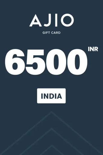 Product Image - AJIO 6500 INR Gift Card (India) - Digital Key