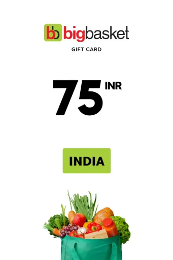Product Image - Bigbasket 75 INR Gift Card (India) - Digital Key