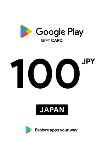 Google Play 100 JPY Gift Card (Japan) - Digital Key