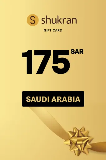Shukran 175 SAR Gift Card (Saudi Arabia) - Digital Key