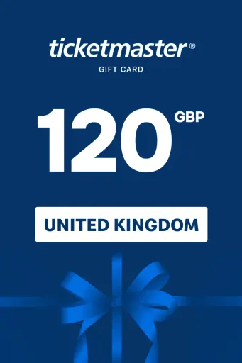 Ticketmaster 120 GBP Gift Card (United Kingdom) - Digital Key