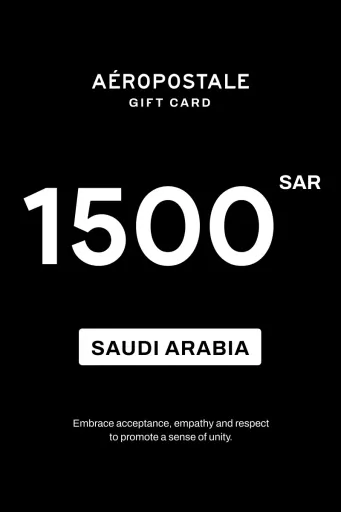 Aeropostale 1500 SAR Gift Card (Saudi Arabia) - Digital Key