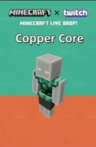 Product Image - Minecraft Java & Bedrock Edition - Copper Core Twitch Skin DLC (Global) (PC) - Microsoft Store - Digital Key