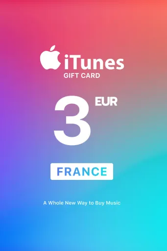 Apple iTunes 3 EUR Gift Card (France) - Digital Key