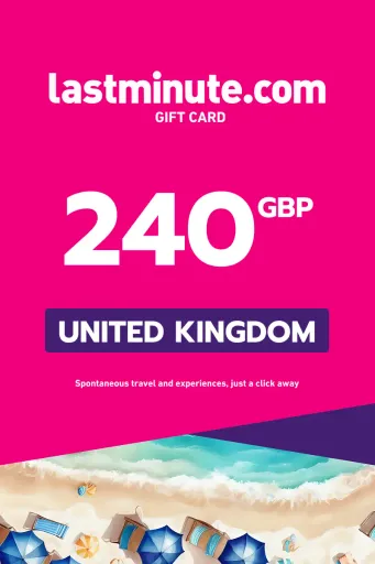 lastminute.com 240 GBP Gift Card (United Kingdom) - Digital Key