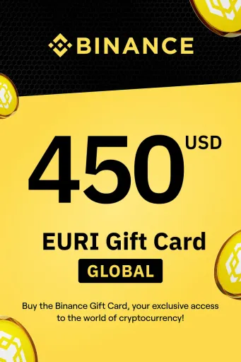 Binance (EURI) 450 USD Gift Card (Global) - Digital Key