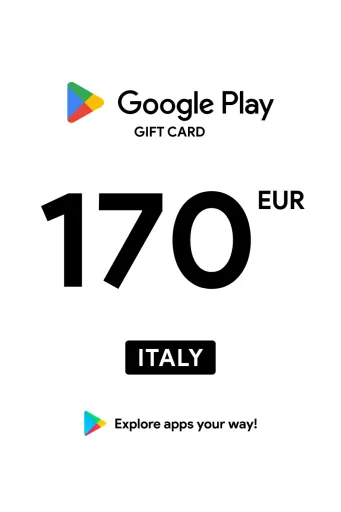 Google Play 170 EUR Gift Card (Italy) - Digital Key