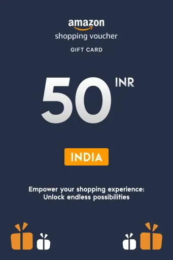 Amazon Shopping Voucher 50 INR Gift Card (India) - Digital Key