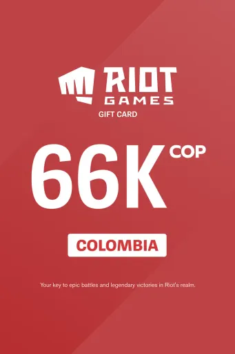 Riot Access 66000 COP Gift Card (Colombia) - Digital Key