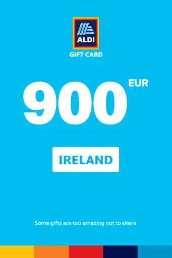 ALDI 900 EUR Gift Card (Ireland) - Digital Key