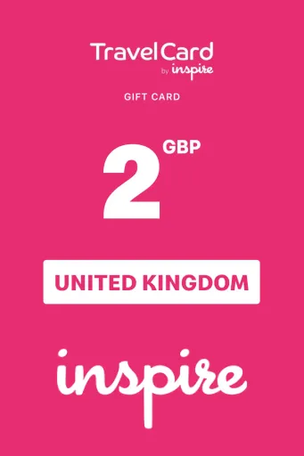 TravelCard by Inspire 2 GBP Gift Card (United Kingdom) - Digital Key
