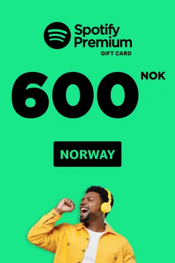 Spotify 600 NOK Gift Card (Norway) - Digital Key