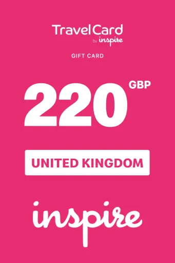 TravelCard by Inspire 220 GBP Gift Card (United Kingdom) - Digital Key