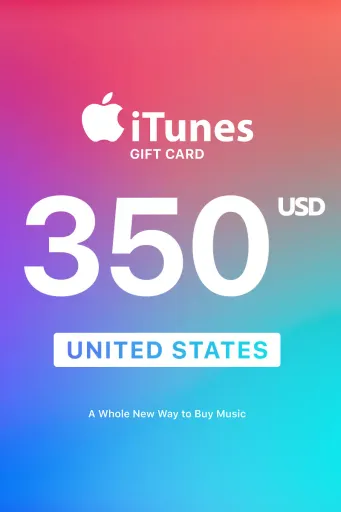 Apple iTunes 350 USD Gift Card (United States) - Digital Key