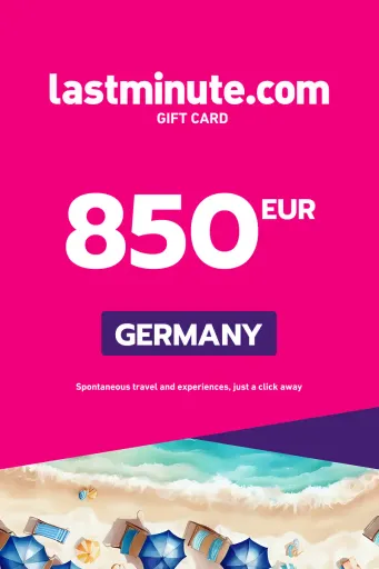 lastminute.com 850 EUR Gift Card (Germany) - Digital Key