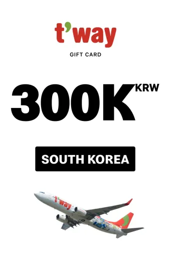 T'way Airline 300000 KRW Gift Card (South Korea) - Digital Key