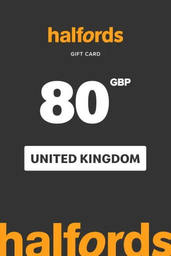 Halfords 80 GBP Gift Card (United Kingdom) - Digital Key