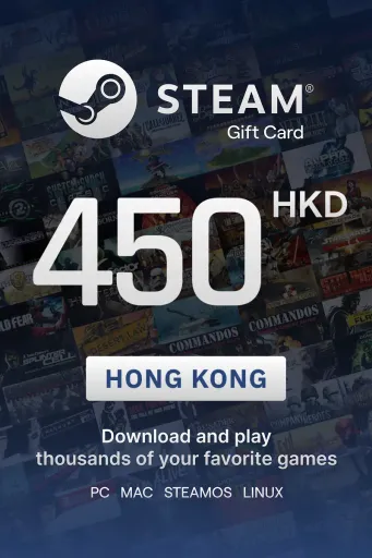 Steam Wallet 450 HKD Gift Card (Hong Kong) - Digital Key
