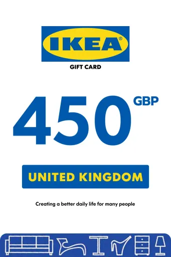 IKEA 450 GBP Gift Card (United Kingdom) - Digital Key