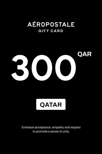 Aeropostale 300 QAR Gift Card (Qatar) - Digital Key