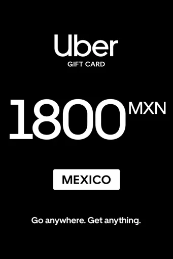 Uber 1800 MXN Gift Card (Mexico) - Digital Key