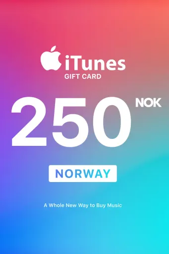 Apple iTunes 250 NOK Gift Card (Norway) - Digital Key