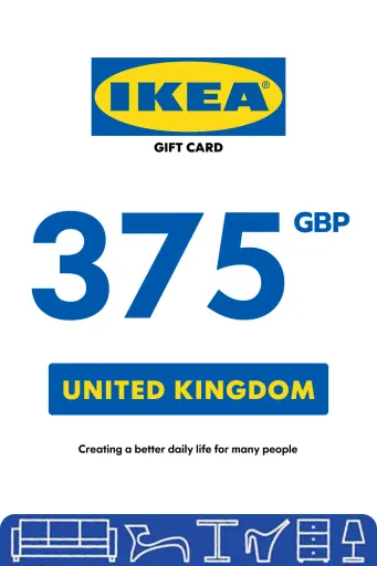 IKEA 375 GBP Gift Card (United Kingdom) - Digital Key