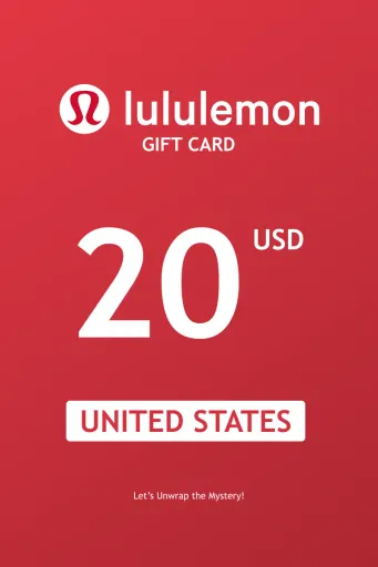 Lululemon 20 USD Gift Card (United States) - Digital Key