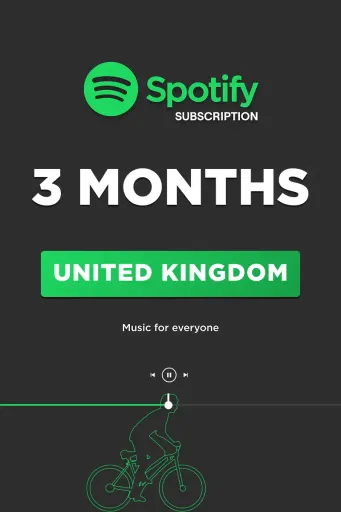 Spotify Premium 3 Months Subscription (United Kingdom) - Digital Key