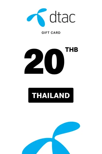 dtac 20 THB Gift Card (Thailand) - Digital Key
